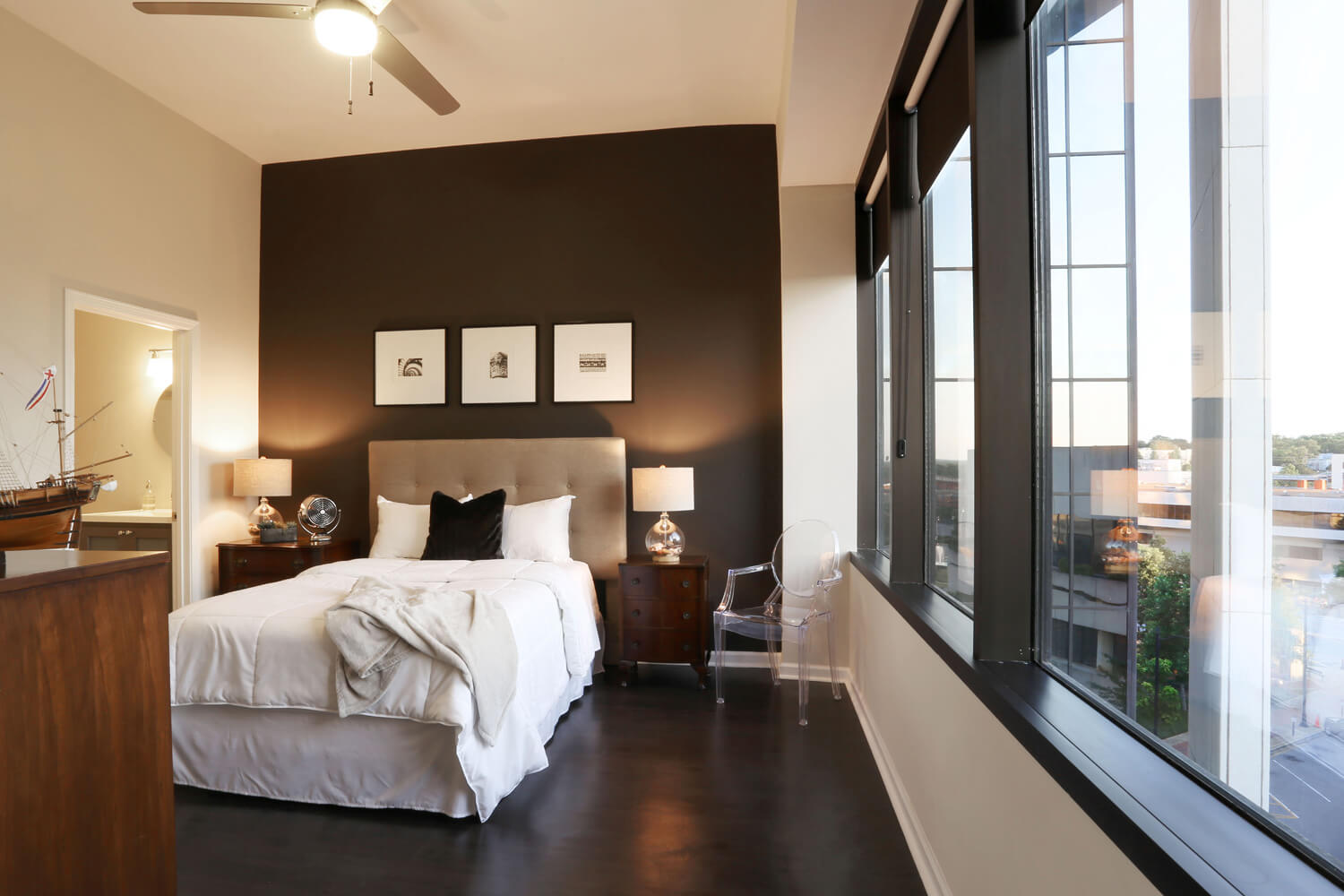 The 40 Four Building Designed by Foshee Architecture – Apartment Bedroom