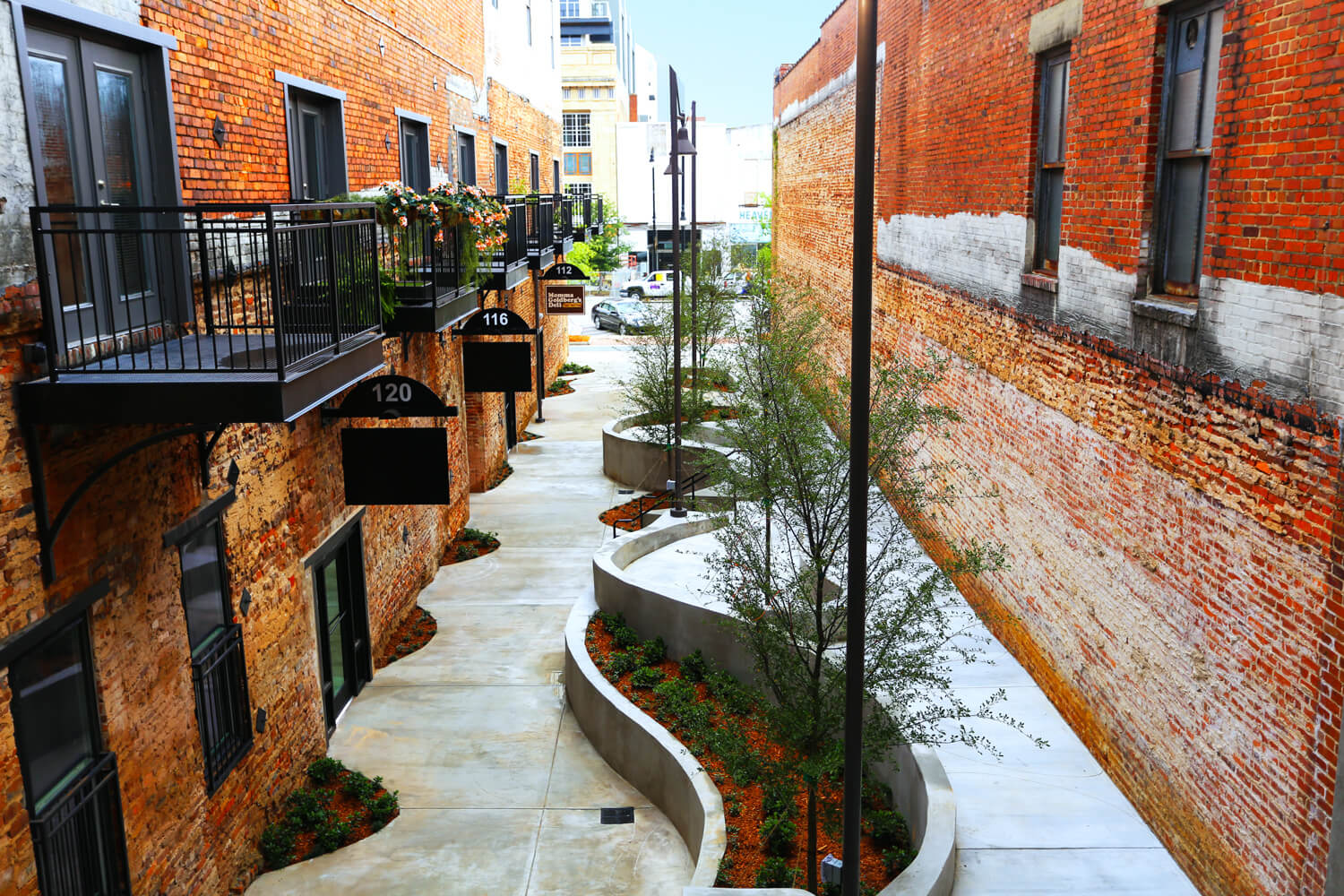 Dexter Alley Park Designed by Foshee Multifamily Architecture - Exterior Aerial View